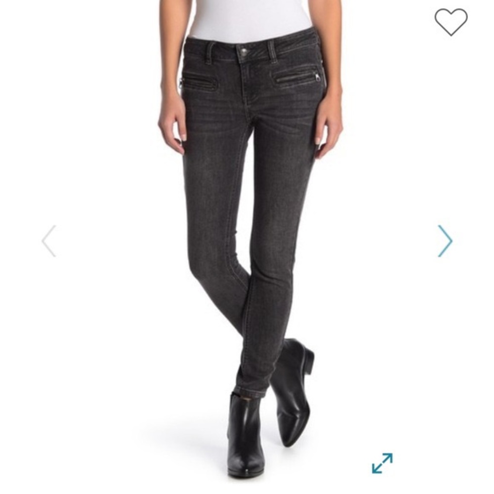 Free People Galaxy Black Zipper Jeans
